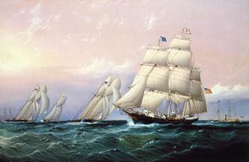 詹姆斯 E 巴特斯沃思 Racing off Sandy Hook 詹姆斯 E 巴特斯沃思 Racing off Sandy Hook